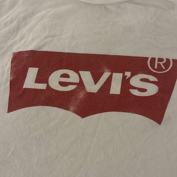 ❤️ 6 for 20 ❤️ Vintage Levi’s Distressed Logo T-Shirt - Picture 2 of 4
